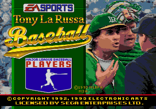 Tony La Russa Baseball screenshot 4 for Sega Genesis